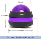 Coolrunner Massage Ball, Manual Roller Massager, Handheld Self Massage Therapy and Relax Full Body Tools for Sore Muscles, Shoulders, Neck, Arms, Legs, Back, Foot, Body (Purple)