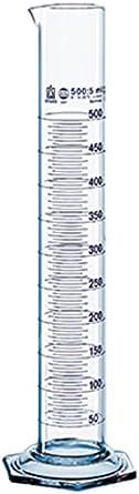 BRANDTECH SCIENTIFIC 32808 Tall Graduated Cylinder with 0.2 mL Increments, USP BBR A, 10 mL Capacity (Pack of 2)