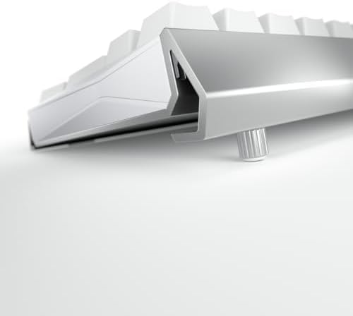 CHERRY AC 3.3, Aluminium Ergonomic Palm Rest and Detachable Feet, Original Accessories for CHERRY MX Board 3.0 S Gaming Keyboard, Quickly Attached, White