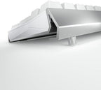 CHERRY AC 3.3, Aluminium Ergonomic Palm Rest and Detachable Feet, Original Accessories for CHERRY MX Board 3.0 S Gaming Keyboard, Quickly Attached, White