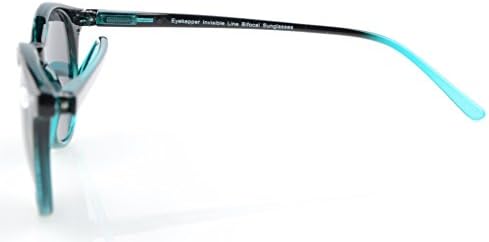 Eyekepper Key Hole Style Spring-Hinged Round Bifocal Sunglasses Reading under the Sun Tinted Lens Readers