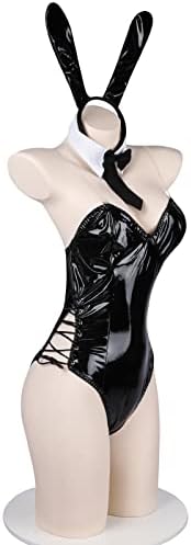 JasmyGirls Sexy Bunny Cosplay Lingerie for Women Halloween Role Playing Costumes Kawaii Femboy Clothes Anime Maid Outfit Goth Bodysuit