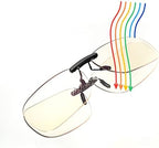 Ocushield Anti Blue Light Glasses for Women Men Teens Kids - Various Styles and Colors (Clip On, Clear)
