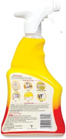 Easy Off Specialty Kitchen Degreaser Cleaner, Clear, Lemon, 16 Fl Oz