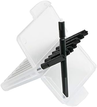 Hearing aid Wax Guard Filter for phonak, widex and Resound Wax Traps Hear Clear Cleaning kit Accessory (40 Filters) (Black)