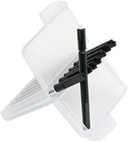 Hearing aid Wax Guard Filter for phonak, widex and Resound Wax Traps Hear Clear Cleaning kit Accessory (40 Filters) (Black)