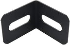 4Pcs Adjustable 90 Degree L Shape Bracket Corner Connector Right Angle Brackets L Slotted Support Shelf Bracket, 1.97"x1.97"x1.5"