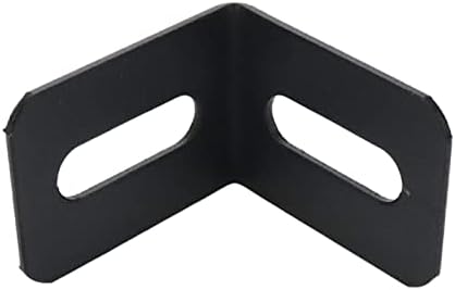 4Pcs Adjustable 90 Degree L Shape Bracket Corner Connector Right Angle Brackets L Slotted Support Shelf Bracket, 1.97"x1.97"x1.5"