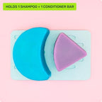 Haircare Storage Tray - Compatible with Ethique Shampoo & Conditioner Bars - Lightweight, Mess-Free, Eco-Friendly