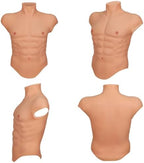 Silicone Muscle Suit Fake Male Chest Realistic Fake Muscle Costume Simulation For Cosplay Halloween Transgender