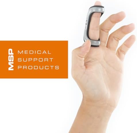 Neo G Finger Splint, Easy-Fit - Support For Trigger Finger, Mallet Finger, Baseball Finger, Strain, Sprains, Broken Fingers, Basketball - Patented Design - Class 1 Medical Device - X-Large - Grey