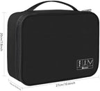 Barber Case Barber Tool Bags Barber clipper Bag Barber Cases for Clippers and Supplies Professional Barber Accessories Kit Hair Cutting Scissors Storage Bag Shaving Kits (Black)