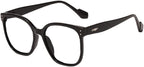 Blue Light Blocking Reading Glasses Oversized Computer Readers Fatigue Relieve Flat Light Mirror Presbyopic Glasses