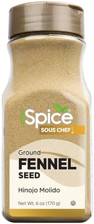 iSpice - GROUND FENNEL SEED POWDER 6oz (170g) (Ground)