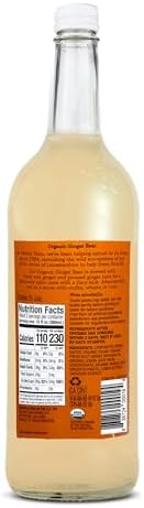 Belvoir 100% Organic Ginger Beer Presse, 25.4 Ounce | Organic Spicy Ginger Beverage | Refreshing and Bold | Perfect for Cocktails or Enjoying on Its Own | No Artificial Sweeteners