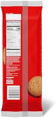Amazon Saver, Crispy Oatmeal Cookies, 12 ounce (Previously Happy Belly, Packaging May Vary) (Pack of 2)