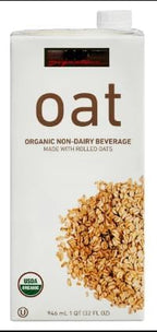 6-count Generic Signature, Organic Non-Dairy Oat Beverage, 32 oz, 6-count, 100% Vegan, Non GMO, Kosher, Made with Super Tasty Rolled oats, 20g Rolled Oats in Every Serving-BY LOS