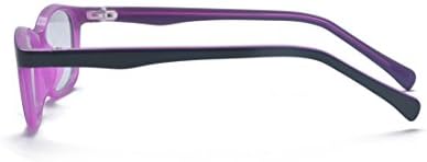 ALWAYSUV Computer Glasses Blue Light Blocking for Kids Boys Girls Teens Children Gaming Eyewear Reduce Eyestrain Glasses Purple