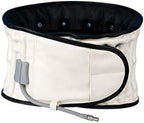 Inflatable Lumbar Brace Belt,Back Support Pain Relief and Injury Prevention,Backache, Slipped Disc,Spinal Stenosis (Color : White)