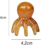 2 Pack Octopus Head Massager, Comb Stress Relief Point Massage,Comb Head Massage Tools, Pink Acupressure Massager Scalp for Deep Relaxation