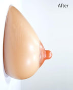 Janet's Girls Adhesive Silicone Attachable Nipples, Reusable, Washable for Breast Forms, Crossdressers, Drag Queen (X-Large Nipple (Pair)) Pink