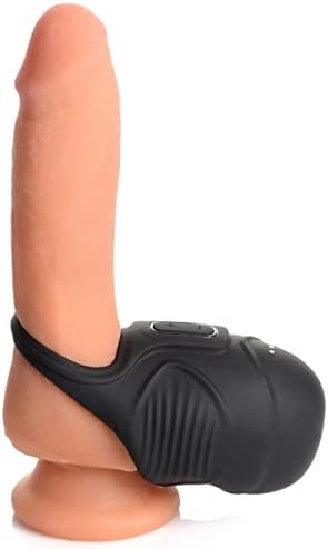 Trinity Men 7X Vibrating Silicone Testicle Massager for Men, 3 Speeds & 4 Patterns of Vibration