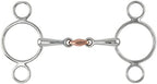 Shires Equestrian Two Ring Copper Lozenge Gag Bit