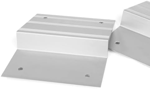 MaxxHaul 50946 Aluminum Ramp Top Kit - Designed for 2"x8" Boards for Car, Trucks, Trailer, Driveway, Shed, Lawn Mower