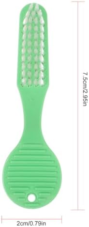 Angoily 20pcs Prison Manual Toothbrushes Soft Handle Small Brush Head Medium Bristles Disposable Travel Mini Toothbrushes for Oral Care and Camping Use