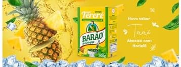 Barão de Cotegipe Yerba Mate - Erva Mate Chimarrão Hot or Cold - Tereré Iced Tea Fruity Flavors (Nativa, Pack of 1) 2.2Lb