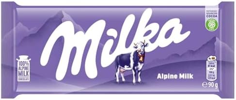 Milka Alpenmilch Chocolate Bar (Pack of 24)