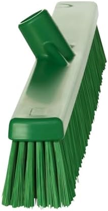 Vikan 31942 Broom,Push,Soft/Stiff,24",PP/PBT,Green
