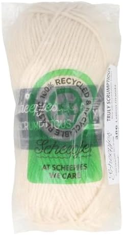 Scheepjes Truly Scrumptious Yarn, 100 g Skein, Color 386 Lemon Granita