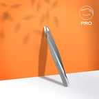 Staleks Pro Eyebrow Tweezers Expert 10 Type 3 – Wide Beveled Edges– Professional Stainless Steel Tweezer – Precision Hair Removal – Comfortable Grip – Manual Sharpening