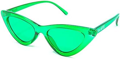 GloFX Green Color Therapy Glasses - Cat Eye Sunglasses - Chromotherapy Migraine Chronic Pain - Green Light Therapy Fashion Glasses