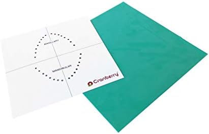 Cranberry USA CR8066 Smart Dam, Latex Powder-Free, Spearmint Scented, 6x6, Green, Pack of 36