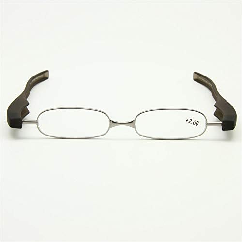 Pack of 3 Foldable Reading Glasses Mini Pocket Reader Presbyopic Glasses Large Glasses Frame
