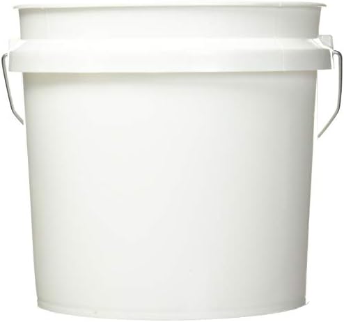 Leaktite 744456 1-Gallon White Plastic Pail Paint Pail/Container