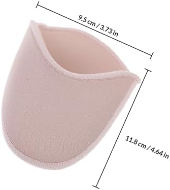 FRCOLOR 2 Pairs Long Soft Gel Toe Pads Ballet Pointe Shoes Toe Caps High Heels Forefoot Wrap for Women Dance Shoe Cushions