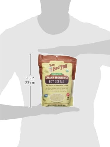 Bob's Red Mill Organic Brown Rice Hot Cereal, 24oz (Pack of 4) - Non GMO, Whole Grain, Vegan, Kosher