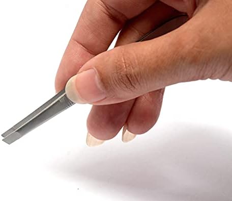 Spire Expert Eyebrow Hair Removal (3.5 inches) Tweezer eyebrow plucking, tweezing removing chin hair Black heads ingrown hair for Men, Women & Kids, Stainless Steel