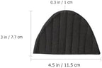 FRCOLOR Back Heel Pads and Heel Grips 1 Pair Black Four-Layer Anti-Abrasion Cushion Inserts and Foot Care in Sports Shoes