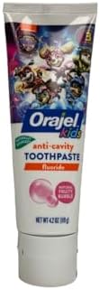 Orajel Paw Patrol Anticavity Fluoride Toothpaste 4.20 Oz Natural Fruity Bubble Flavor