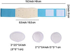 Paskyee Umbilical Hernia Belt Baby Belly Button Band Infant Belly Wrap Abdominal Binder Hernia Truss Support Adjustable Navel Belly Band Newborn Umbilical Cord Blue