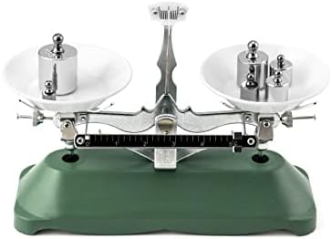 QWORK Balance Scale, 200g / 0.2g, Mini Laboratory Triple Beam Balance Beam Scale for Teaching Tool