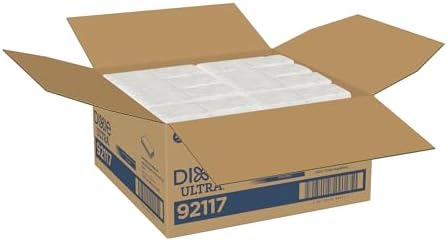 GEORGIA-PACIFIC Dixie Ultra 1/8-Fold Linen Replacement Dinner Napkin (Previously Essence Impressions) by GP PRO (Georgia-Pacific), White, 92117, 100 Napkins Per Pack, 4 Packs Per Case