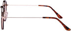 Mass Vision 'The Esteemed' Ultralight Unisex Round Frame Sunglasses + Full Lens Reader (No Bifocal) - UV400 Coverage (3 Pack)