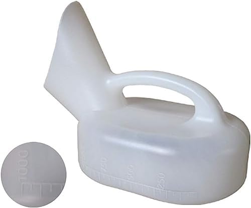 Urinal, Female Portable 1000ml Capacity Plastic for Camping Outdoor Travel Long-Distance Driving