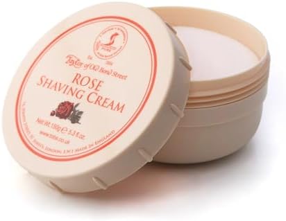Taylor of Old Bond Street Rose Shaving Cream Jar, 5.3-Ounce (01004)