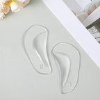 3 Pairs Gel Arch Support Inserts Women, Soft Clear Gel Insoles for Flat Feet, Adhesive Silicone Orthopedic Insoles for Relieve Pressure and Foot Pain, Non-Slip Clear Arch Support Pads